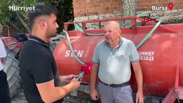 Patlak lastikle yardıma giden çiftçi, DHA'ya konuştu