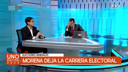 MORENA DEJA LA CARRERA ELECTORAL