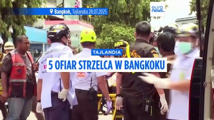 Strzelec zabił pięć osób na ruchliwym targu świeżej żywności w Bangkoku