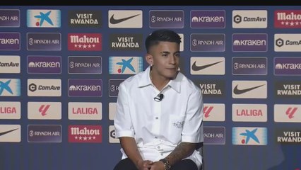 RUEDA DE PRENSA de THIAGO ALMADA en su PRESENTACIÓN como JUGADOR del ATLÉTICO de MADRID