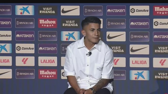 RUEDA DE PRENSA de THIAGO ALMADA en su PRESENTACIÓN como JUGADOR del ATLÉTICO de MADRID