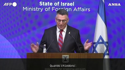 Israele, Sa'ar: "In corso una campagna internazionale distorta"