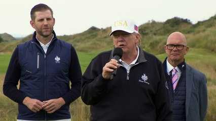 Donald Trump opens new golf course
