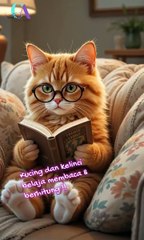 Kucingku Belajar Membaca dan Berhitung!!