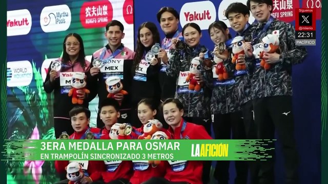 Osmar Olvera y Juan Celaya suman una nueva plata para México en Mundial de Natación