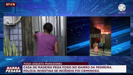 Vídeo: veja como ficou a casa após incêndio no bairro da Pedreira