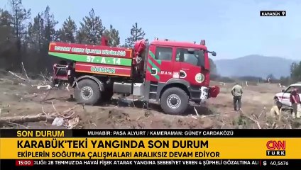 CNN TÜRK sahada: Karabük'teki yangında son durum