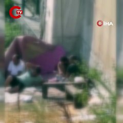Esenyurt’ta gündüz vakti uyuşturucu kullanan şahıslar kamerada