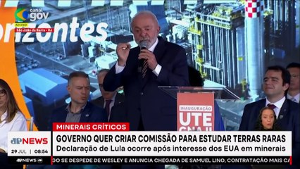 Lula quer criar comissão para mapear minerais críticos; presidente da Fiemg comenta