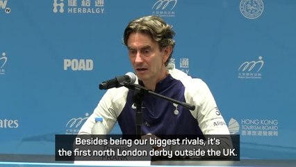 Arsenal 'unfortunately' among world's best - Spurs' coach Frank