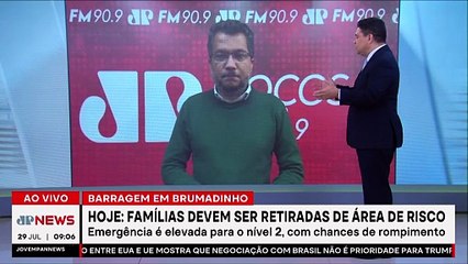 Famílias começam a ser retiradas do entorno de barragem de Brumadinho (MG)