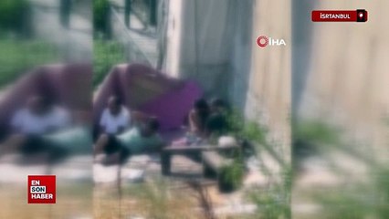 İstanbul'da gündüz vakti uyuşturucu kullandılar