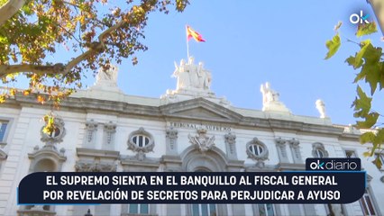 El Supremo sienta en el banquillo al fiscal general por revelación de secretos para perjudicar a Ayuso