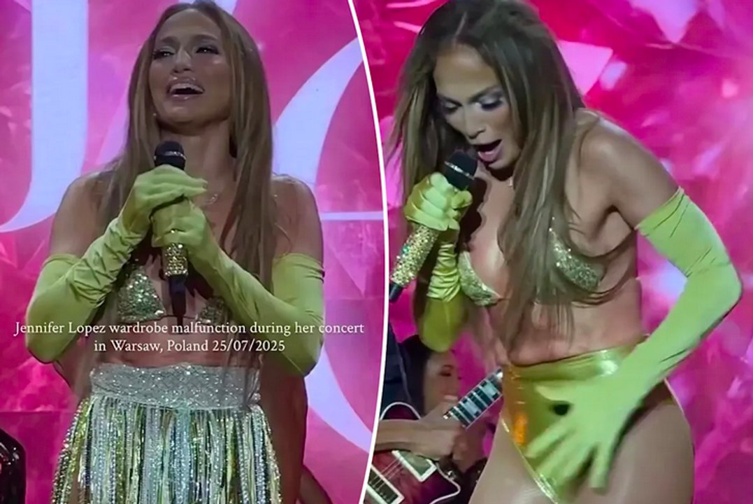 Jennifer Lopez wardrobe malfunction : I'm glad i had an underwear on