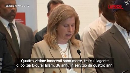 Sparatoria a Manhattan, la polizia: "Morto un nostro agente di 36 anni, aspettava il terzo figlio"