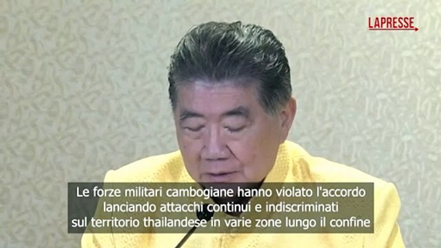 Thailandia: La Cambogia ha violato il cessate il fuoco