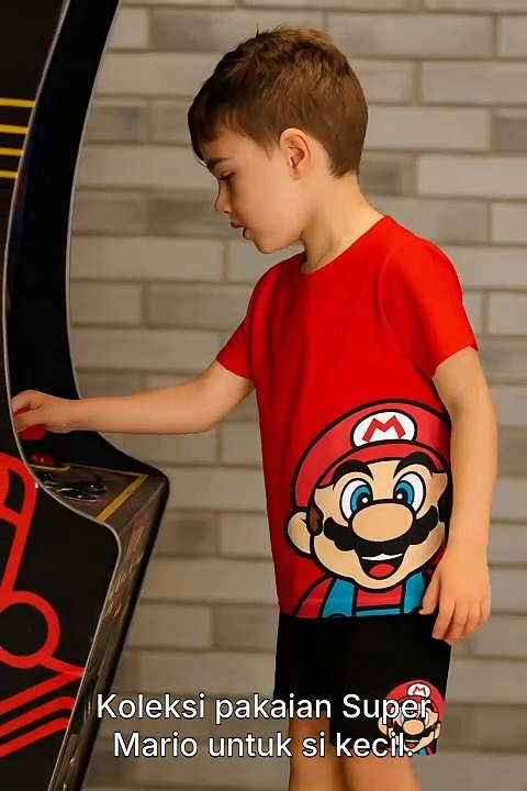 Kaos Anak Super Mario Bros - Nyaman & Keren untuk Si Kecil!