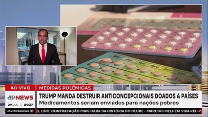 Trump manda destruir anticoncepcionais que seriam enviados para países pobres