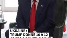 Trump donne "10 ou 12 jours" à Poutine pour mettre fin à la guerre en Ukraine