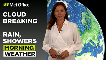 Met Office Morning Weather Forecast 30/07/25 – Showers with cloud breaking