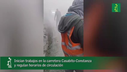 Inician trabajos en la carretera Casabito-Constanza y regulan horarios de circulación
