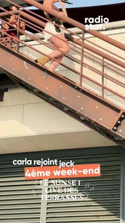 Carla rejoint Jeck sur la scène des Sunset Live des Terrasses #jeck #jeck&carla #jecketcarla #carla #sunsetlive #concert #live