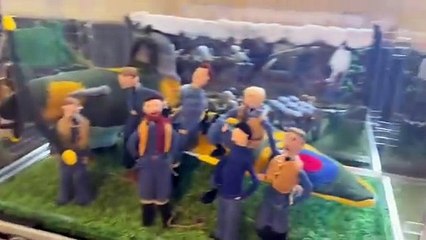 Criccieth crafters have made a 3D exhibit for Britain at War exhibition