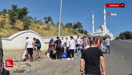 Burası Afrika değil Tekirdağ: Susuzluk dayanılmaz hale geldi