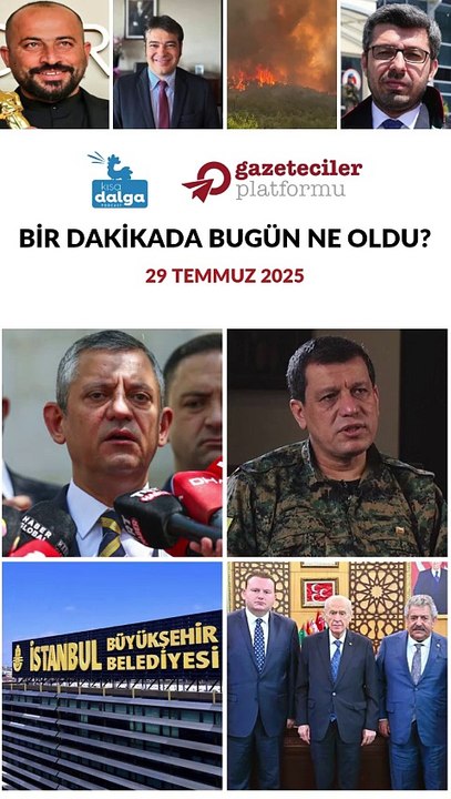 Bir dakikada bugün ne oldu?
