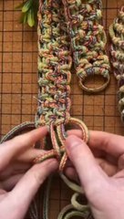 How to make a macrame Bag Strap