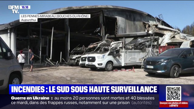 Incendies dans le sud de la France: les sinistrés constatent les dégâts