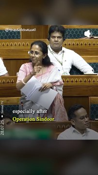 PM Modi showed big-heartedness. 🇮🇳👏 — NCP (SP) MP Supriya Sule praised PM Modi in the Lok Sabha!