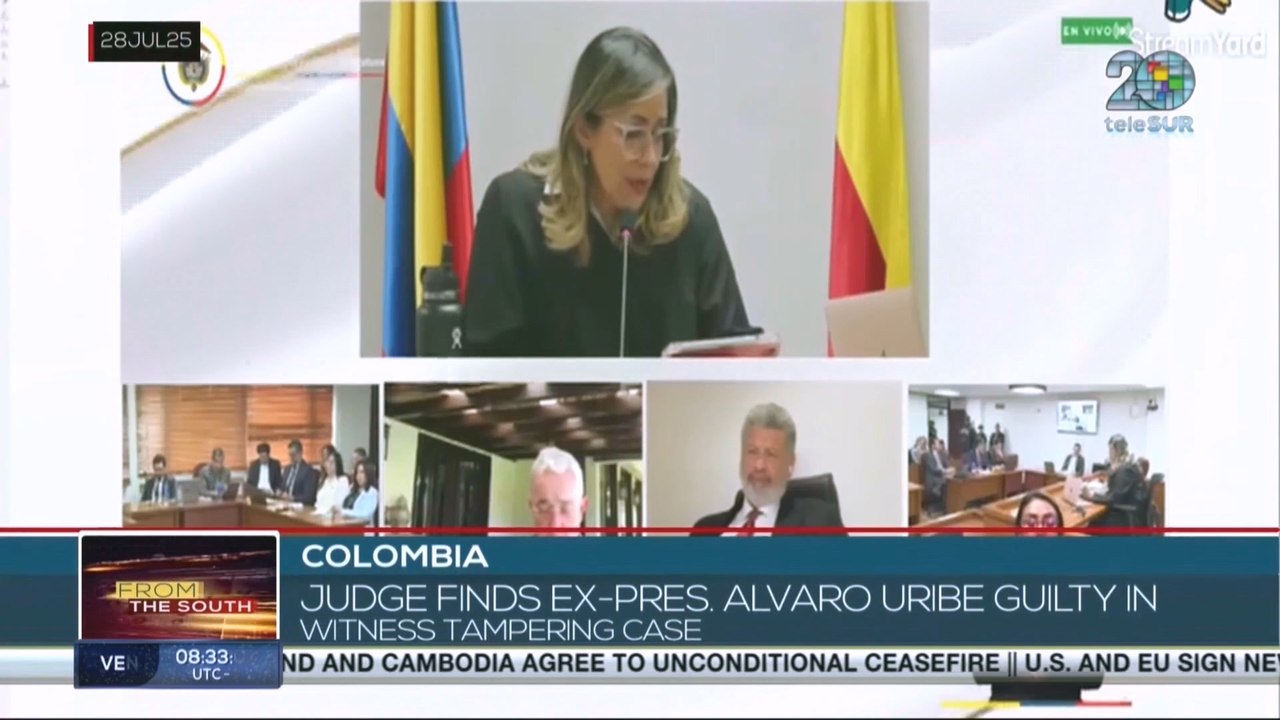 Colombia: Judge finds former president Álvaro Uribe guilty of witness ...