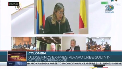 Colombia: Judge finds former president Álvaro Uribe guilty of witness tampering