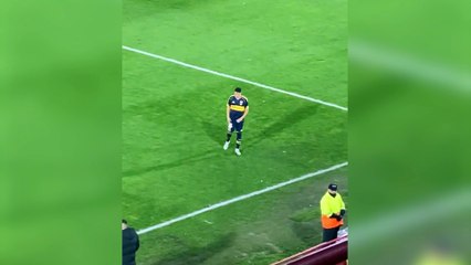 El insólito momento de desconcierto en el primer cambio de Boca