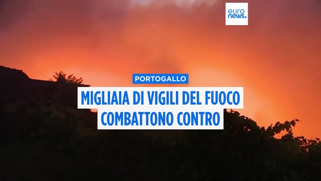 Quasi 2mila vigili del fuoco combattono contro gli incendi boschivi in tutto il Portogallo