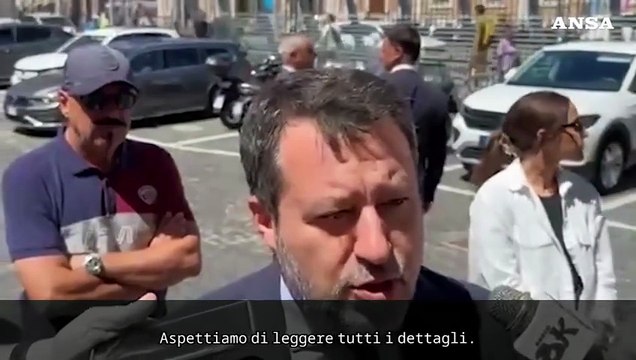 Dazi, Salvini: A sinistra si sono accorti che Von der Leyen non e' adatta