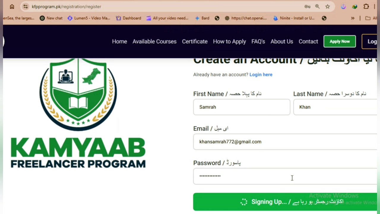 Kamyab Freelancer Program by Maryam Nawaz | Free Digital Skill | Online Course |step by step guide
