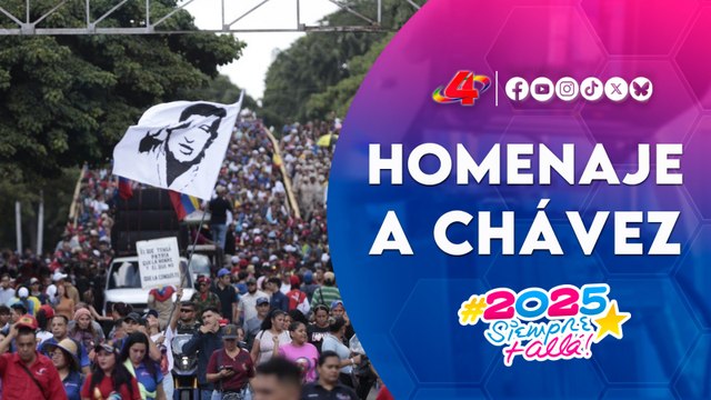 🇻🇪 Pueblo venezolano rinde homenaje al Comandante Hugo Chávez en su 71 natalicio ✊