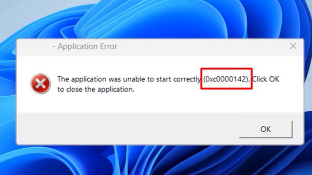 Fix The application was unable to start correctly (0xc0000142) Error in All Programs on Windows 11 / 10 / 8 / 7 | 3 Easy Methods ✔️