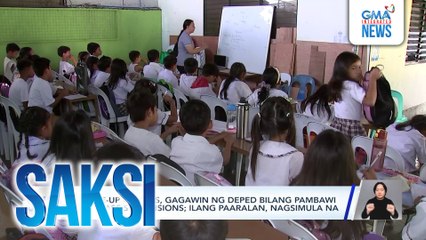 Make-up classes, gagawin ng DepEd bilang pambawi sa class suspensions; ilang paaralan, nagsimula na | Saksi