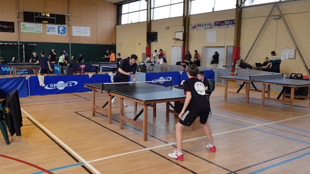 Finales par Classement de Tennis de Table à Montigny le 16/02/20 - Les pongistes