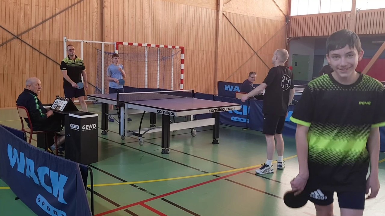 Championnats de Tennis de Table à Nogent le 18/01/25 - Phase 2 - Nogent 2 vs Ancerville MJC 4