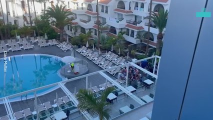Sunbed Wars at Hotel Pool