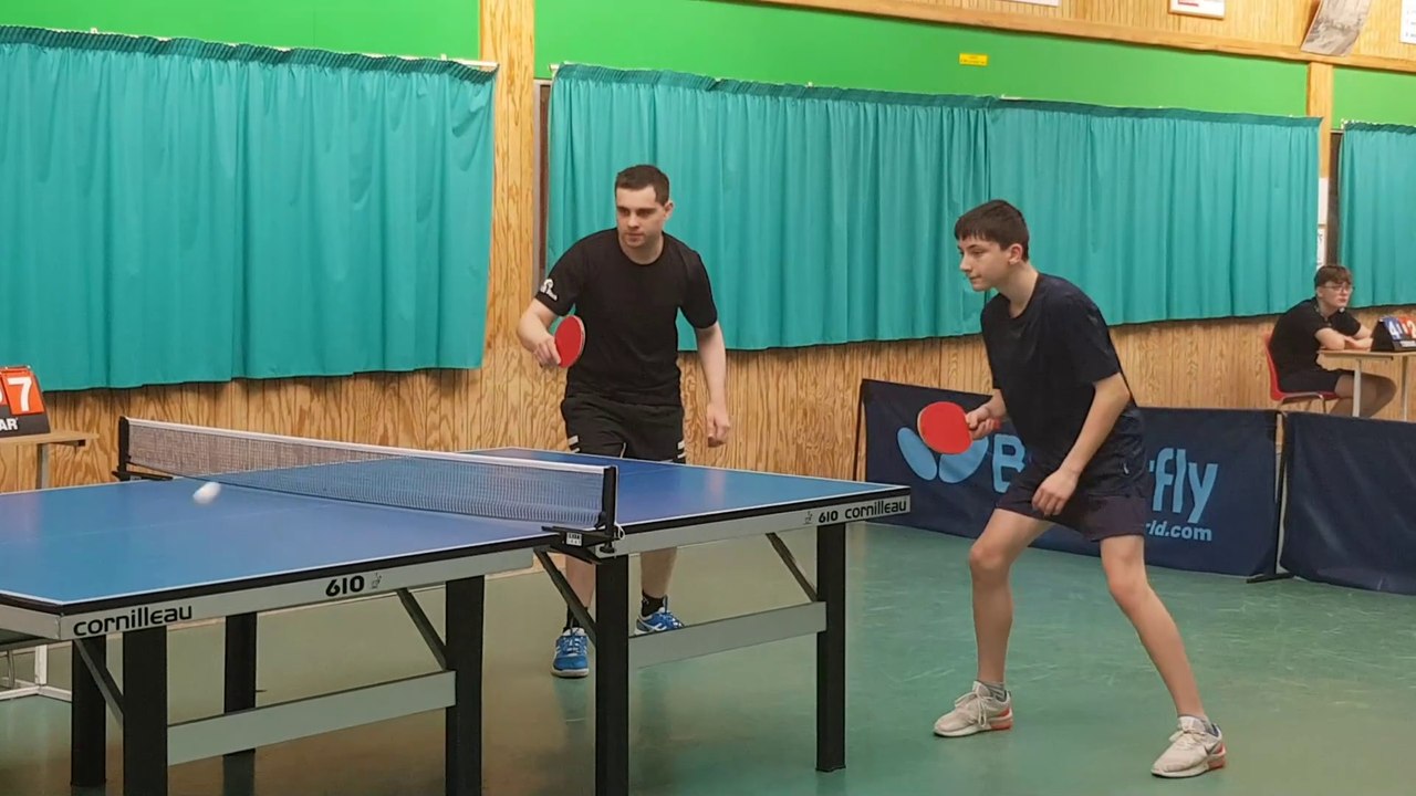 Championnats de Tennis de Table à Chaumont le 08/03/25 - Phase 2 - Nogent 2 vs Chaumont ECAC 6