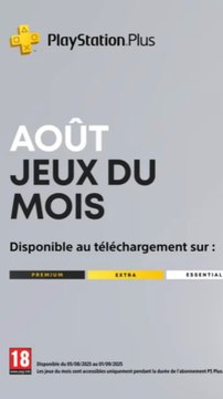🎮 Les jeux PlayStation Plus d’août sont là… et ça envoie du lourd !Dispo dès le 5 août pour tous les abonnés Essential, Extra et Premium ⬇️ Lies of P ☣️ DayZ — Survie hardcore en monde ouvert, sans pitié💥 My Hero One’s Justice 2
