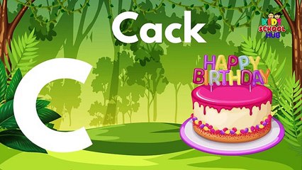 Learn ABC with Sounds & TWO Words  A for Apple – Alphabet Song for Toddlers