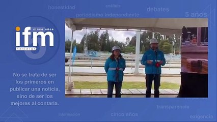 El alcalde Carlos Fernando Galán anunció la entrada en operación  del séptimo tren de tratamiento de agua de la Planta Tibitoc