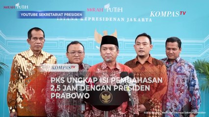 PKS Ungkap Isi Pembahasan 2,5 Jam dengan Presiden Prabowo Subianto di Istana