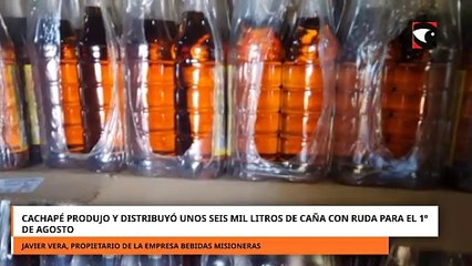 Cachapé distribuyó seis mil litros de caña con ruda para este primero de agosto